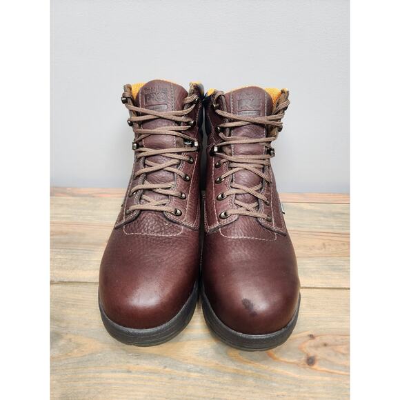 Timberland Pro Boots Mens Size 11.5 M Titan Alloy Toe Work Dark Mocha Leather main image 13